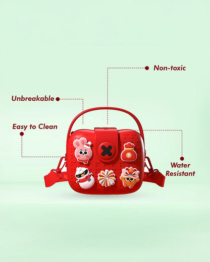 Very Peri Red Sling Bag-Daypack-EVA-For Infants