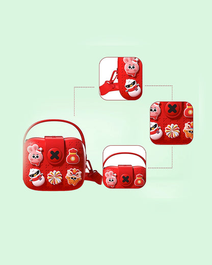 Very Peri Red Sling Bag-Daypack-EVA-For Infants