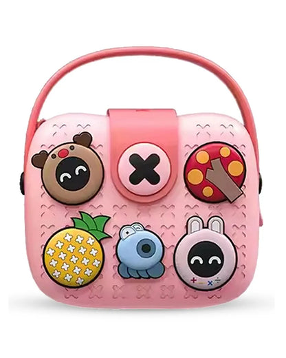 Very Peri Pink Sling Bag-Daypack-EVA-For Infants