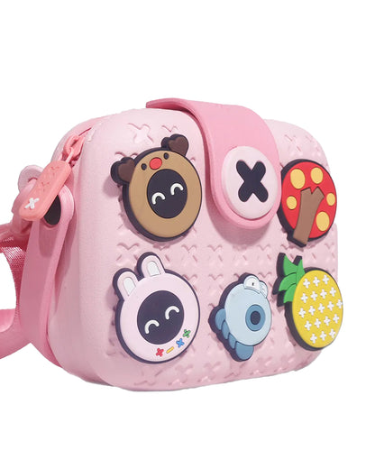 Very Peri Pink Sling Bag-Daypack-EVA-For Infants