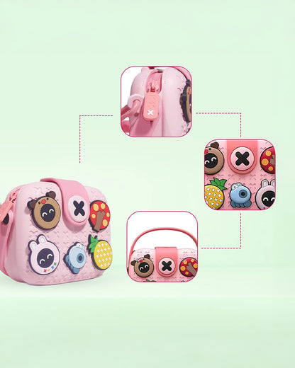 Very Peri Pink Sling Bag-Daypack-EVA-For Infants