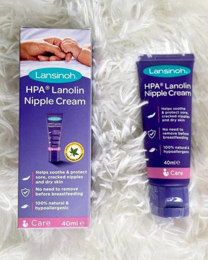 Lansinoh HPA Lanolin Nipple Cream-For Cracked, Dry & Sore Nipples-Breastfeeding Safe