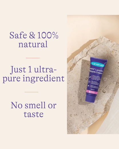 Lansinoh HPA Lanolin Nipple Cream-For Cracked, Dry & Sore Nipples-Breastfeeding Safe