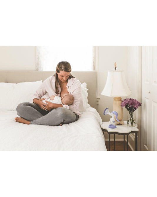 Lansinoh Manual Breast Pump With Dual Suction Mode-BPA Free-Convenient & Portable