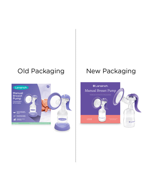 Lansinoh Manual Breast Pump With Dual Suction Mode-BPA Free-Convenient & Portable