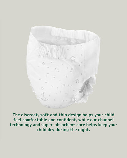 Bambo Nature Dreamy Night Pants-Large (35-50 Kg)-Skin Friendly & Ultra Absorbent-Ultra Flexible Waistband-For 8 to 15Y