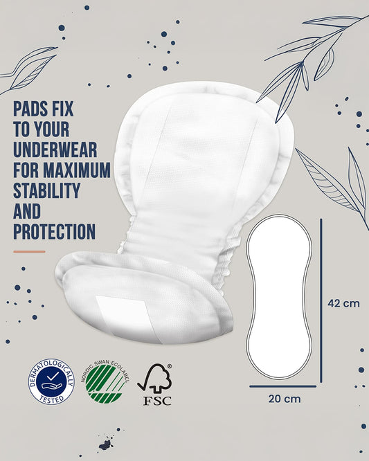 Abena Premium Maternity Pads-Super Absorption & Soft Disposable Pads-For Post Delivery Heavy Flow