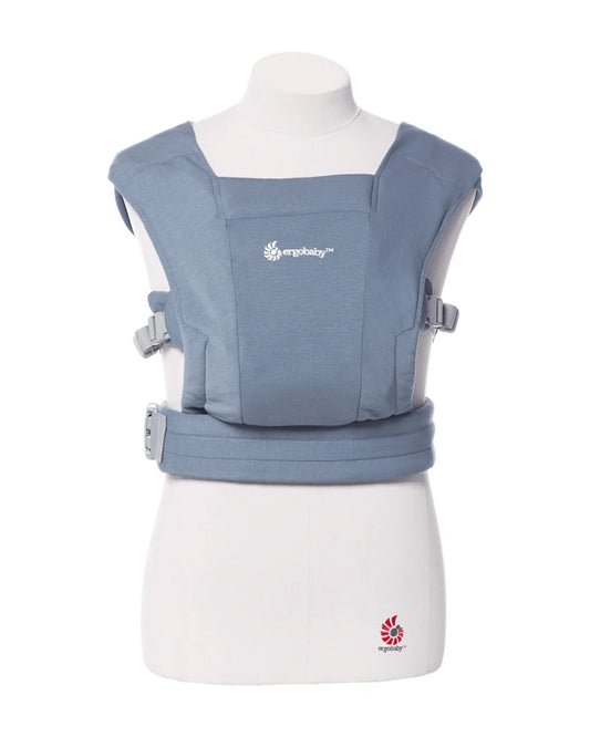Ergobaby Embrace Baby Carrier-With 3 Carry Positions-Hip Healthy Certified-Breastfeeding Friendly-Cushioned Neck Support-For 0 to 18M (3.2 to 11.3 Kg)-Oxford Blue