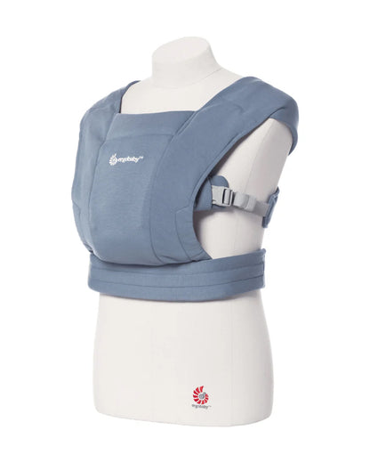Ergobaby Embrace Baby Carrier-With 3 Carry Positions-Hip Healthy Certified-Breastfeeding Friendly-Cushioned Neck Support-For 0 to 18M (3.2 to 11.3 Kg)-Oxford Blue