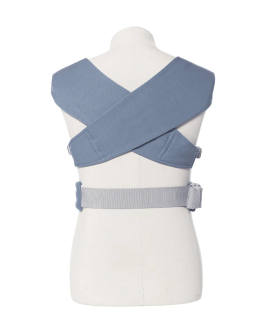 Ergobaby Embrace Baby Carrier-With 3 Carry Positions-Hip Healthy Certified-Breastfeeding Friendly-Cushioned Neck Support-For 0 to 18M (3.2 to 11.3 Kg)-Oxford Blue