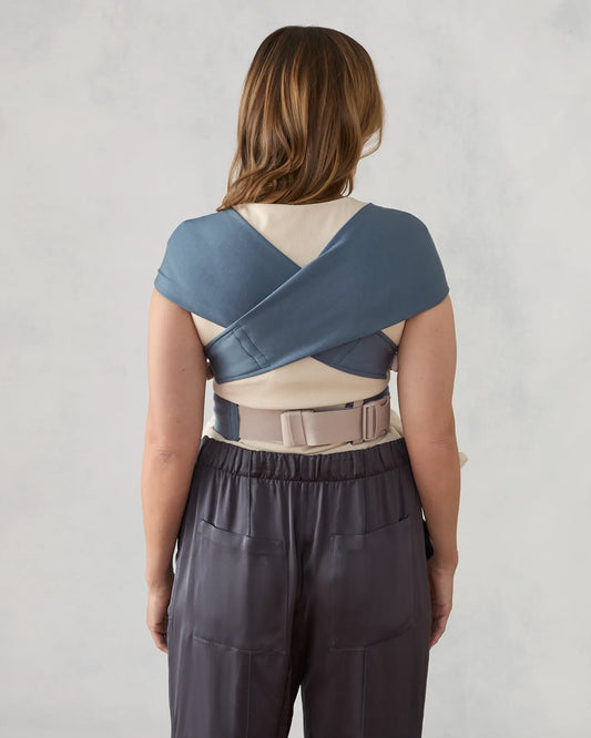 Ergobaby Embrace Baby Carrier-With 3 Carry Positions-Hip Healthy Certified-Breastfeeding Friendly-Cushioned Neck Support-For 0 to 12M (3.2 to 11.3 Kg)-Oxford Blue