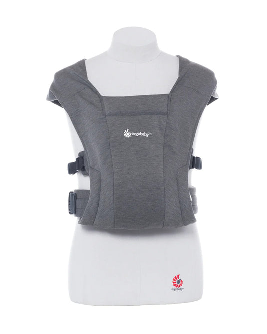 Ergobaby Embrace Baby Carrier-With 3 Carry Positions-Hip Healthy Certified-Breastfeeding Friendly-Cushioned Neck Support-For 0 to 18M (3.2 to 11.3 Kg)-Heather Grey