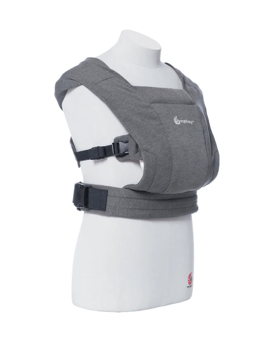 Ergobaby Embrace Baby Carrier-With 3 Carry Positions-Hip Healthy Certified-Breastfeeding Friendly-Cushioned Neck Support-For 0 to 18M (3.2 to 11.3 Kg)-Heather Grey