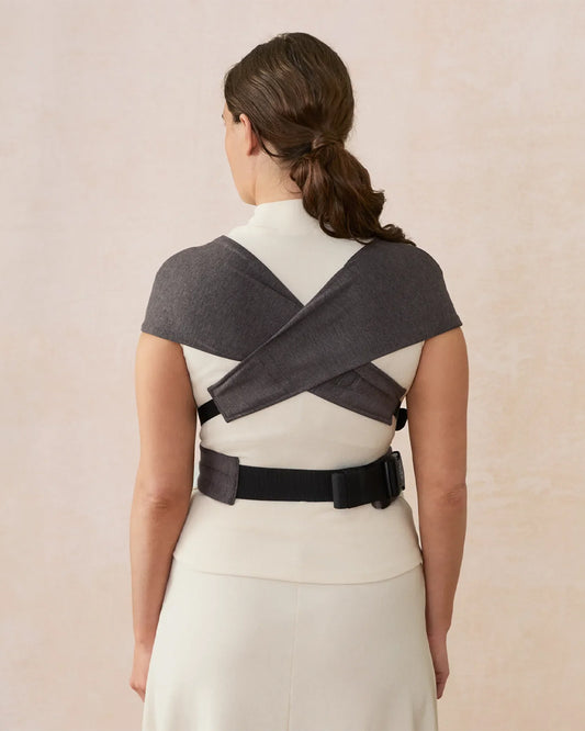 Ergobaby Embrace Baby Carrier-With 3 Carry Positions-Hip Healthy Certified-Breastfeeding Friendly-Cushioned Neck Support-For 0 to 12M (3.2 to 11.3 Kg)-Heather Grey