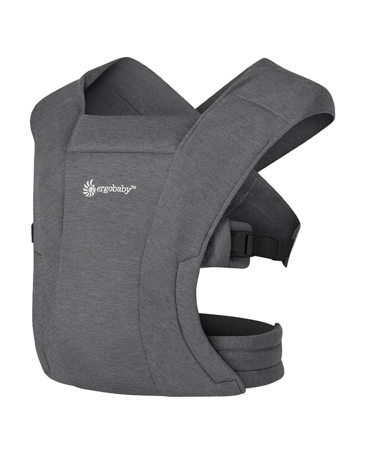 Ergobaby Embrace Baby Carrier-With 3 Carry Positions-Hip Healthy Certified-Breastfeeding Friendly-Cushioned Neck Support-For 0 to 12M (3.2 to 11.3 Kg)-Heather Grey