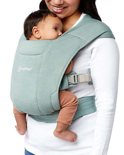 Ergobaby Embrace Baby Carrier-With 3 Carry Positions-Hip Healthy Certified-Breastfeeding Friendly-Cushioned Neck Support-For 0 to 18M (3.2 to 11.3 Kg)-Jade