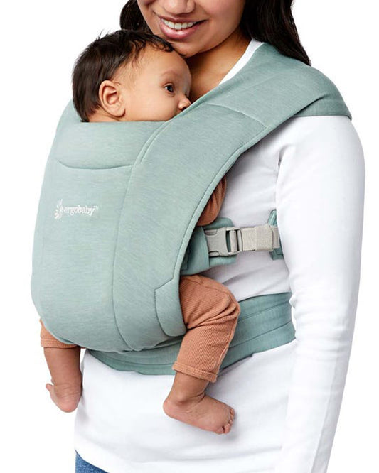 Ergobaby Embrace Baby Carrier-With 3 Carry Positions-Hip Healthy Certified-Breastfeeding Friendly-Cushioned Neck Support-For 0 to 18M (3.2 to 11.3 Kg)-Jade