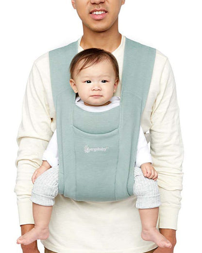 Ergobaby Embrace Baby Carrier-With 3 Carry Positions-Hip Healthy Certified-Breastfeeding Friendly-Cushioned Neck Support-For 0 to 18M (3.2 to 11.3 Kg)-Jade
