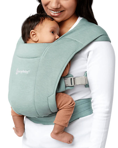 Ergobaby Embrace Baby Carrier-With 3 Carry Positions-Hip Healthy Certified-Breastfeeding Friendly-Cushioned Neck Support-For 0 to 18M (3.2 to 11.3 Kg)-Jade
