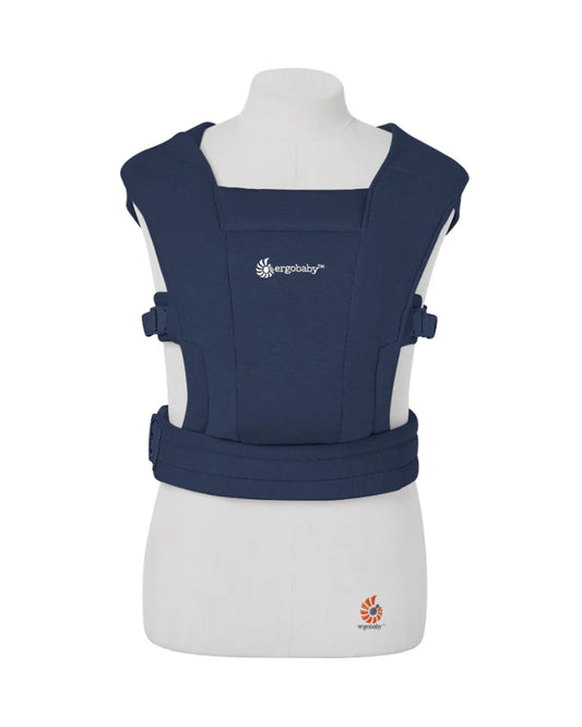 Ergobaby Embrace Baby Carrier-With 3 Carry Positions-Hip Healthy Certified-Breastfeeding Friendly-Cushioned Neck Support-For 0 to 18M (3.2 to 11.3 Kg)-Midnight Blue