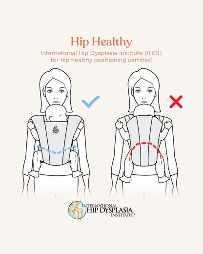 Ergobaby Embrace Baby Carrier-With 3 Carry Positions-Hip Healthy Certified-Breastfeeding Friendly-Cushioned Neck Support-For 0 to 18M (3.2 to 11.3 Kg)-Midnight Blue