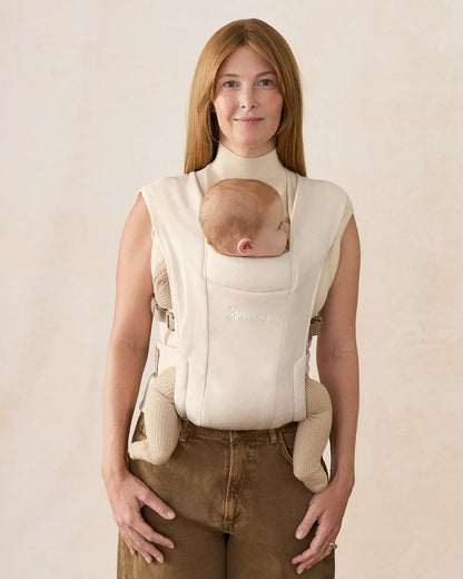 Ergobaby Embrace Baby Carrier-With 3 Carry Positions-Hip Healthy Certified-Breastfeeding Friendly-Cushioned Neck Support-For 0 to 12M (3.2 to 11.3 Kg)-Cream