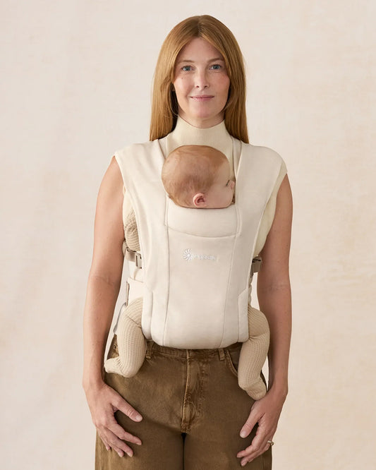 Ergobaby Embrace Baby Carrier-With 3 Carry Positions-Hip Healthy Certified-Breastfeeding Friendly-Cushioned Neck Support-For 0 to 12M (3.2 to 11.3 Kg)-Cream