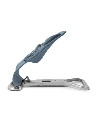 Ergobaby 3 in 1 Evolve Baby Bouncer-Folds Flat For Easy Transport & Storage-Head To Hip Support-Helps Prevent Flat Head Syndrome-For 0 to 2Y (2 to 13Kg)-Oxford Blue