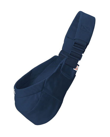 Ergobaby Upsie Sling Baby Carrier-With 2 Carry Positions-Ergonomic M Shape Seat-Folds Compactly-Front Storage-Adjustable & Thick Padding For Comfortable Carry-For 6M to 4Y (Upto 20 Kg)-Midnight Blue