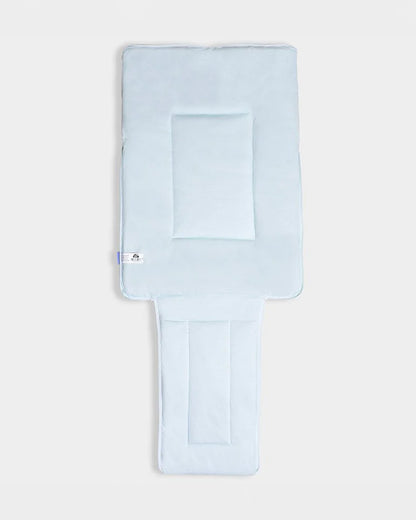 Mi Arcus Petite Vacay Baby Carrier Nest-With Hood Zip-Lightweight and Portable Baby Nest-Light Blue-For Infants