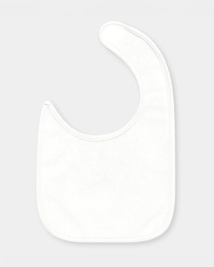 Mi Arcus 100% Cotton Muslin Bib-Velcro Closure-White-Pack of 2-For Infants