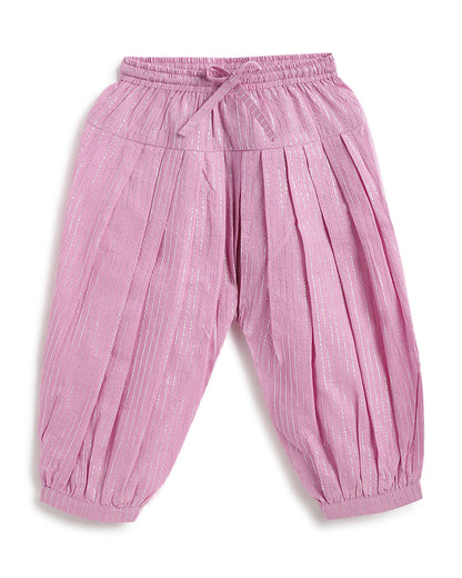 Tiber Taber Lilac Angrakha Set-Gulnaar-Cotton-For Infants