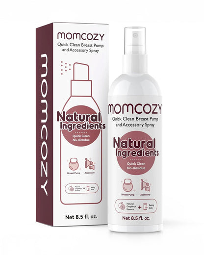 Momcozy Portable Breast Pump & Accessory Spray-Natural Ingredients-250ml