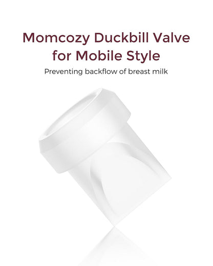 Momcozy Silicone Duckbill Valve For M6 Breast Pumps-Breast Pump Replacement Accessories-Only compatible with Momcozy M6 Breast Pump