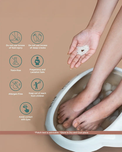 Putchi Foot Therapy Crystals-Relieves Pain & Reduces Swelling-Pregnancy & Lactation Safe