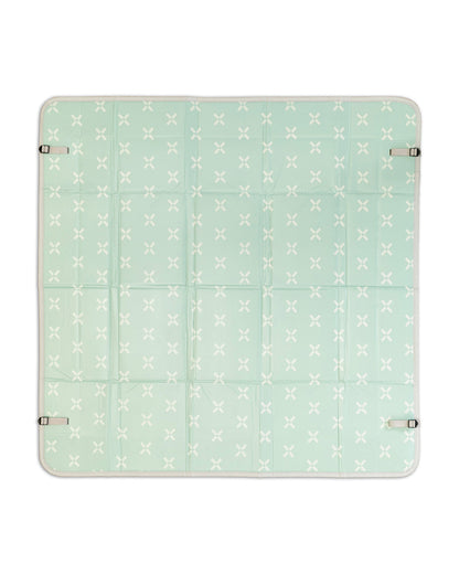 Infantino Rainbow Foldable Soft Foam Playmat-Reversible Design-Foldable Sides-0M+