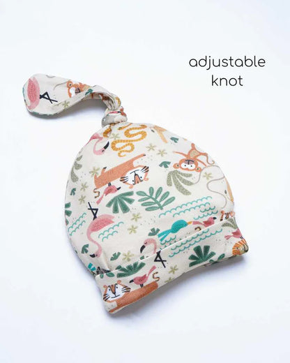 Cocoon Care Multicolor Caps, Booties & Mittens Set-Into the Wild-Bamboo-For Infants