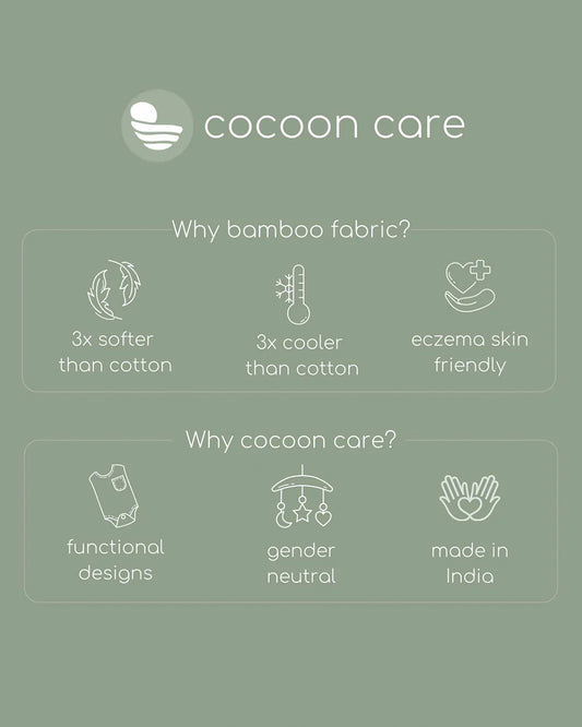 Cocoon Care Hunter Green Baby Sleeping Bag/Pod-Bamboo Cotton-With 2 Way Zipper-Newborn Bed