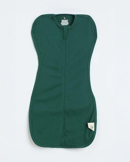 Cocoon Care Hunter Green Baby Sleeping Bag/Pod-Bamboo Cotton-With 2 Way Zipper-Newborn Bed