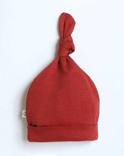 Cocoon Care Maroon Caps, Booties & Mittens Set-Solid-Bamboo-For Infants