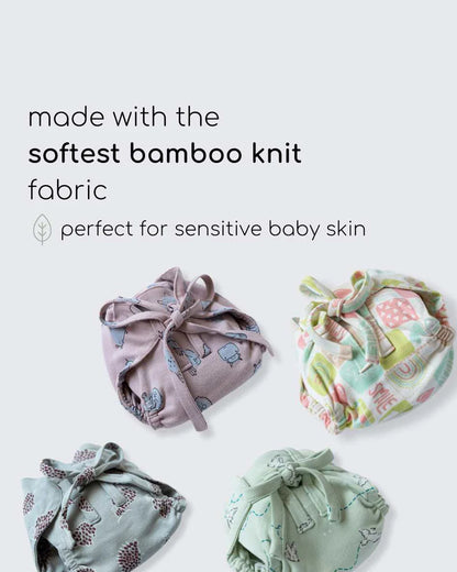 Cocoon Care Heart & Soul Cloth Nappy-Bamboo Knit Fabric-Washable & Reusable