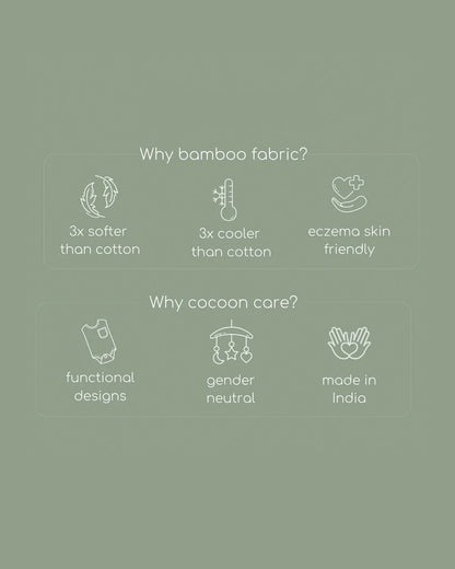 Cocoon Care Heart & Soul Cloth Nappy-Bamboo Knit Fabric-Washable & Reusable