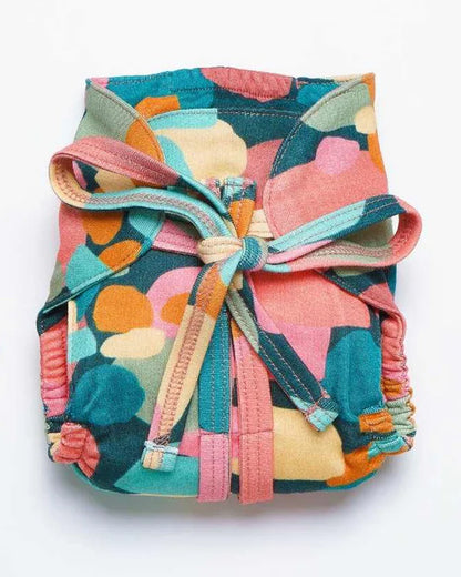 Cocoon Care Color Drop Cloth Nappy-Bamboo Knit Fabric-Washable & Reusable