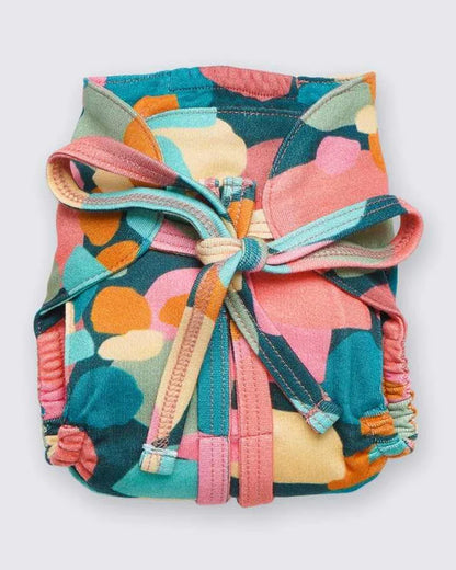 Cocoon Care Color Drop Cloth Nappy-Bamboo Knit Fabric-Washable & Reusable