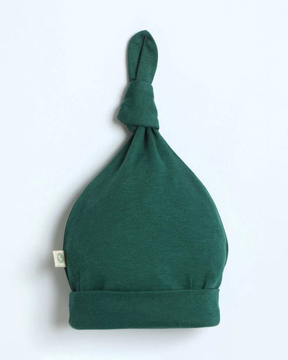 Cocoon Care Bottle Green Caps, Booties & Mittens Set-Solid-Bamboo-For Infants