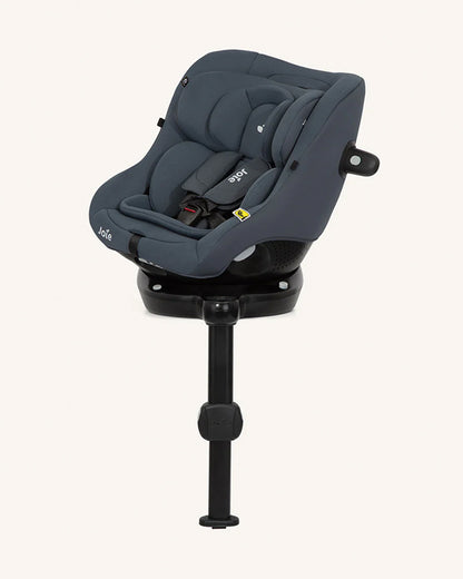 Joie i-Pivot 360 Baby Car Seat-Convertible (Front & Rear Facing)-360 Degree Rotation-5 Positions Recline-2 Years Warranty-For 0 to 4Y (Upto 21 kg)-Dark Slate