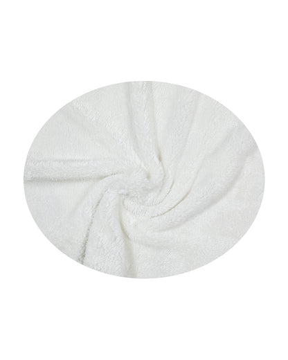 Pomme Cute Rabbit Knitted Ultra Soft Sherpa Blanket-100% Cotton-Grey-For Infants