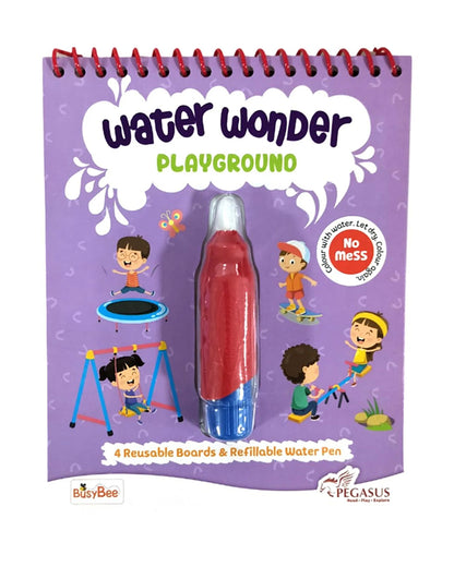 Pegasus Water Wonder In The Playground Magical Colouring Book-Art & Craft Kit-Develops Fine Motor Skills-36M+