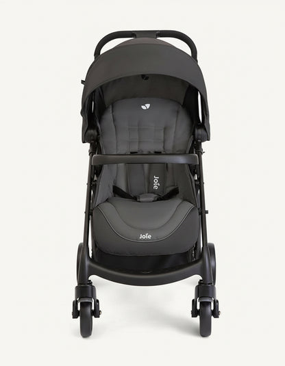 Joie Muze LX Baby Stroller-One Hand Fold-Flat Reclining-For 0 to 3Y (Upto 15Kg)-Cobble Stone