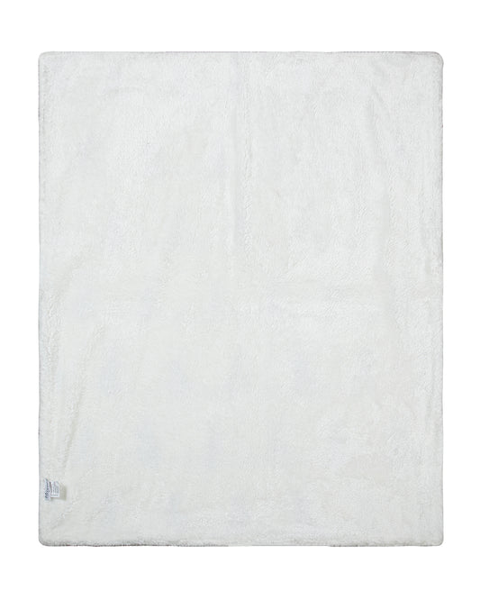 Pomme Unicorn Knitted Ultra Soft Sherpa Blanket-100% Cotton-Cyan Blue-For Infants